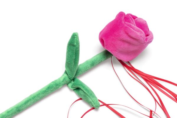 Mänguasi kassile õng lillega 45cm erinevad 1tk