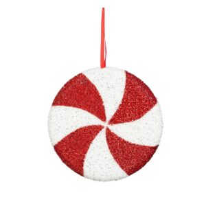 Kuuseehe valged ja punased triibud 23x23x h3cm