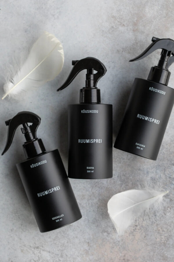 Ruumi-ja tekstiilisprei 300ml Must kirss