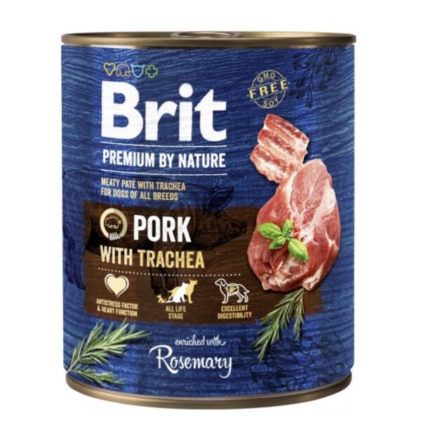 Märgtoit koerale Brit Premium Pork Trachea 800g