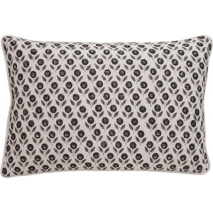 Dekoratiivpadi Efilia lilled valge 60x40cm