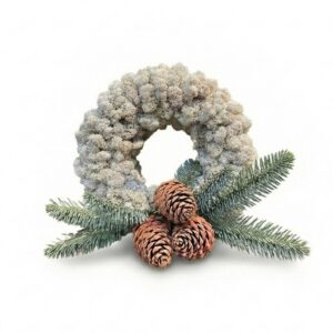 Naturaalne samblikupärg käbidega 27cm