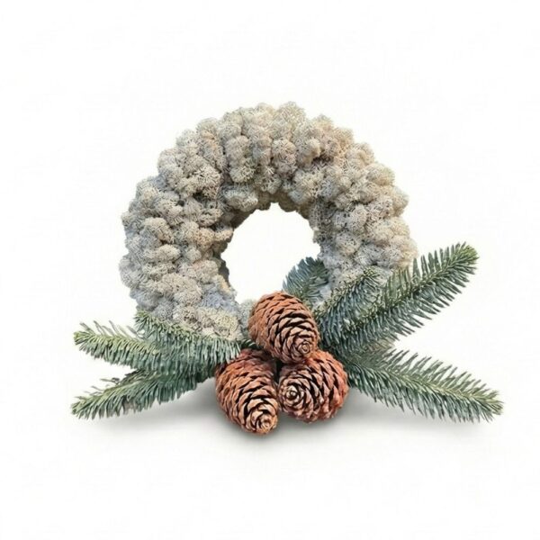 Naturaalne samblikupärg käbidega 27cm