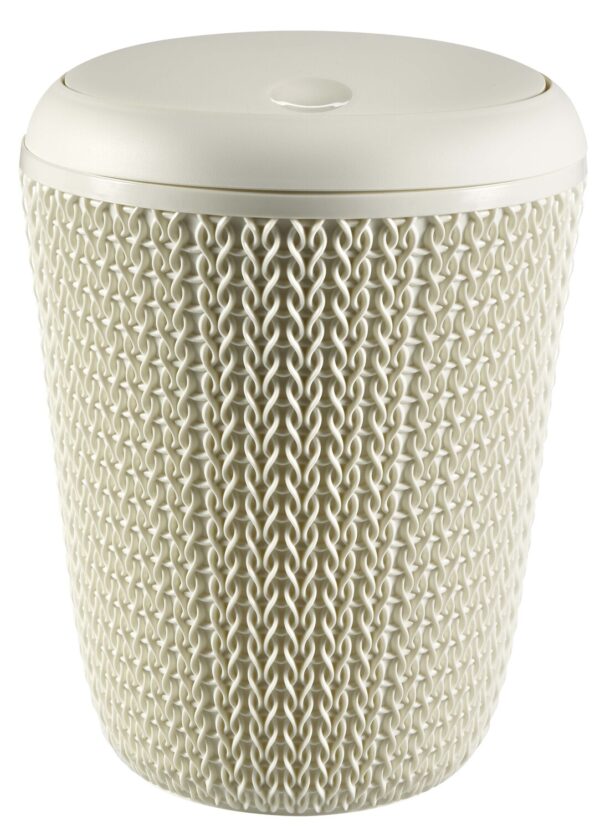 Prügikast Kudum valge 6L