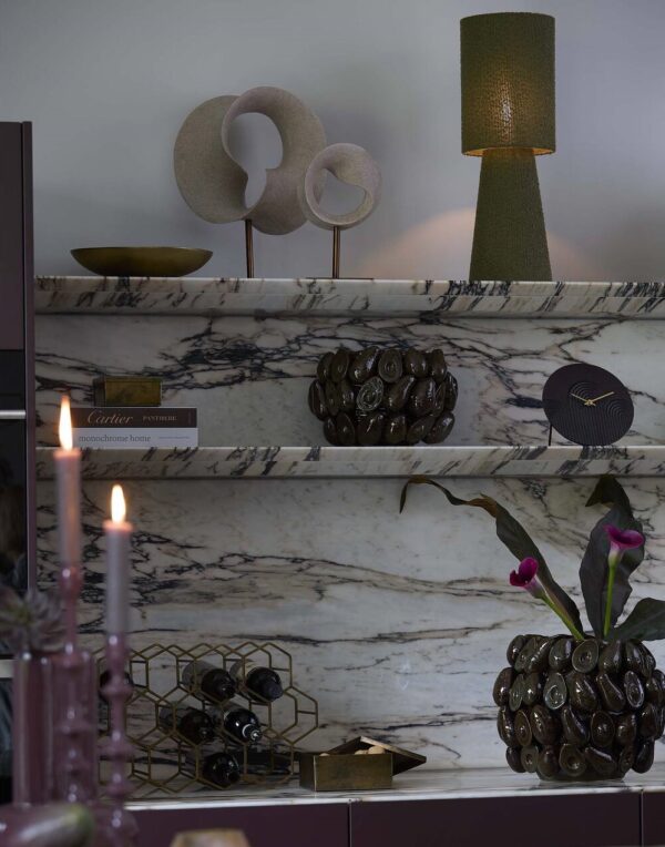 Veiniriiul Salbris 12-le pudelile antiikpruun 30x18x h46cm