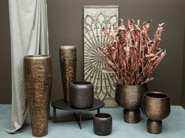 Lillepott Djace alumiinium Ø20x h22cm pruun