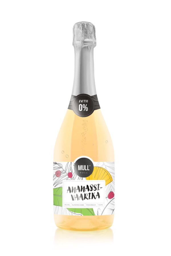 Alkoholivaba jook MULL° NULL Ananassi-vaarika 0,75L