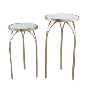 Abilaudade komplekt Rikka peegelpinnaga kuldne S