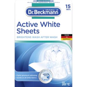 Valgenduslapid masinpesuks Active White 15 tk