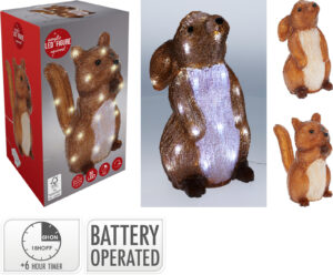 Loom orav või jänes 30LED erinevad, 1tk