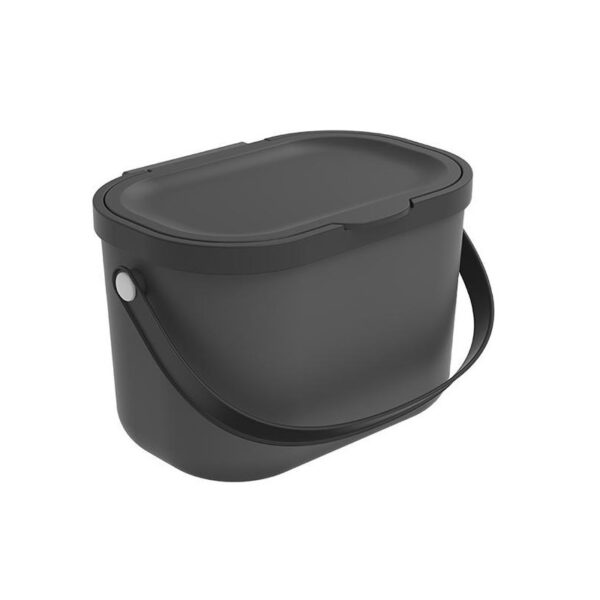 Prügikast biojäätmetele Albula 3,2L hall 22,2x17,2x h14,7cm