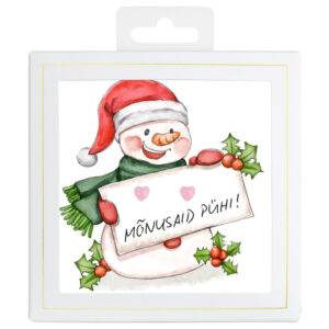 Sõnumikaart Kõrvarõngad “Mõnusaid pühi!”