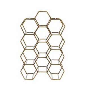 Veiniriiul Salbris 12-le pudelile antiikpruun 30x18x h46cm