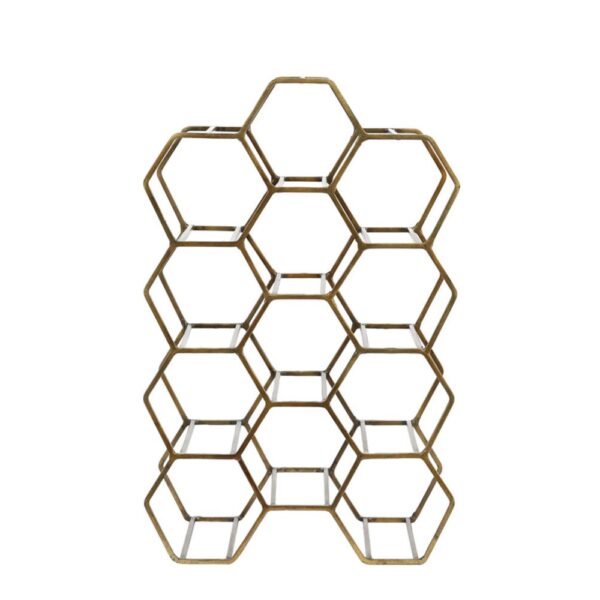 Veiniriiul Salbris 12-le pudelile antiikpruun 30x18x h46cm