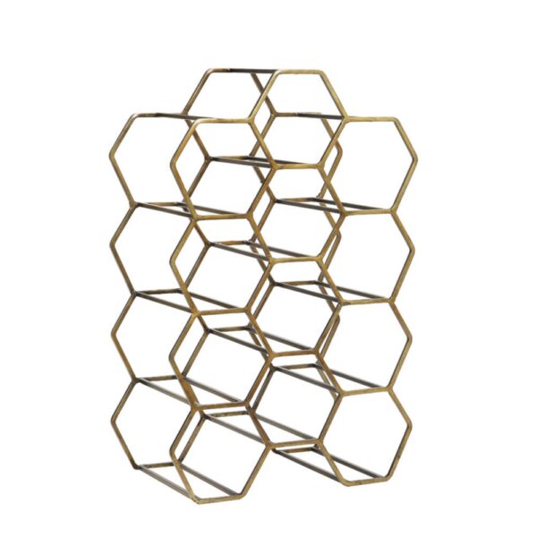 Veiniriiul Salbris 12-le pudelile antiikpruun 30x18x h46cm