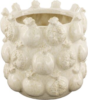 Lillepott tsement Ø14,5x h13cm valge