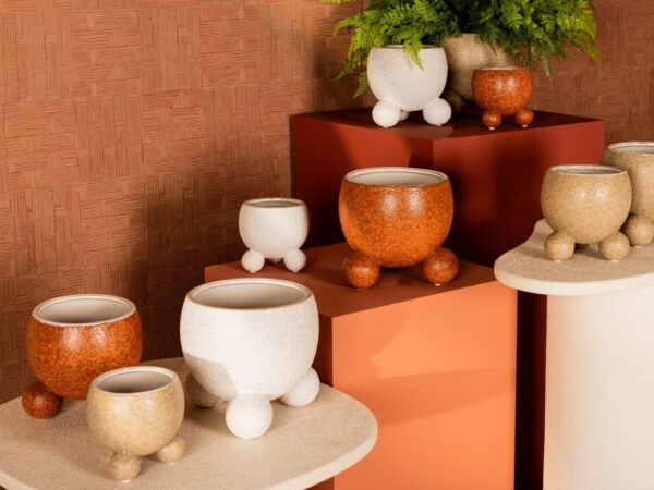 Lillepott Malinda XL Ø20x h18cm kreem