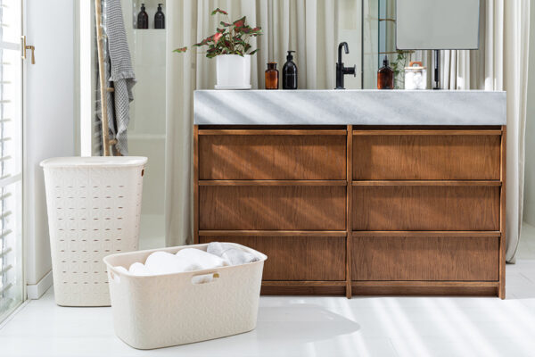 Pesukorv Softex kreem 45L