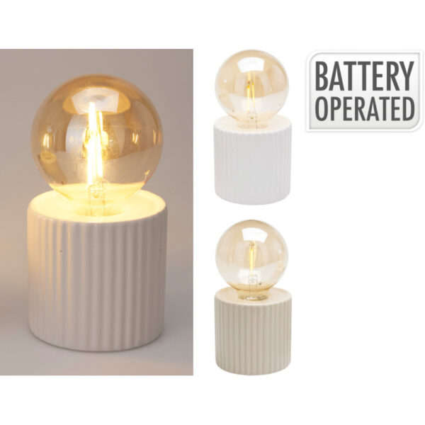 Laualamp soe valge LED Ø8,5x h17cm erinevad 1tk