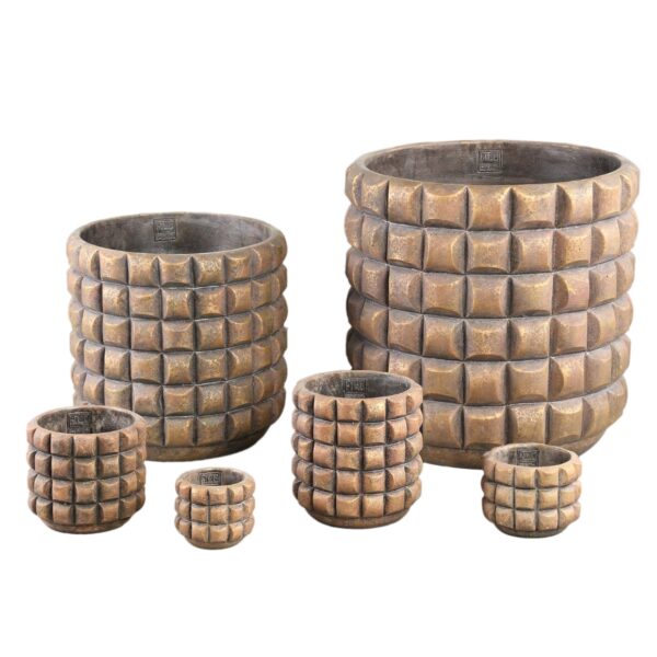 Lillepott William S Ø12x h9cm pruun