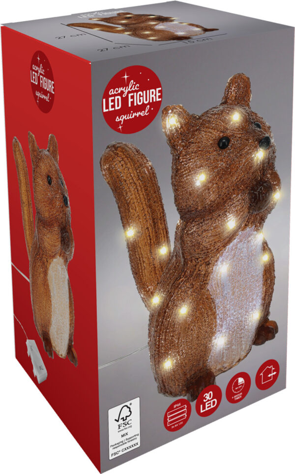 Loom orav või jänes 30LED erinevad, 1tk