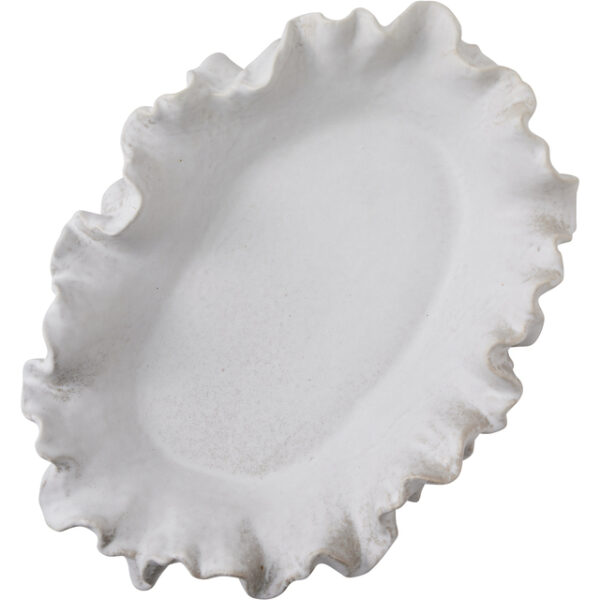 Kauss Viola valge 46x35x h12,5cm