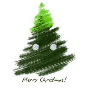 Sõnumikaart Kõrvarõngad “Merry Christmas!”