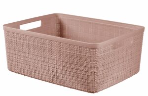 Korv Jute M roosa 12L