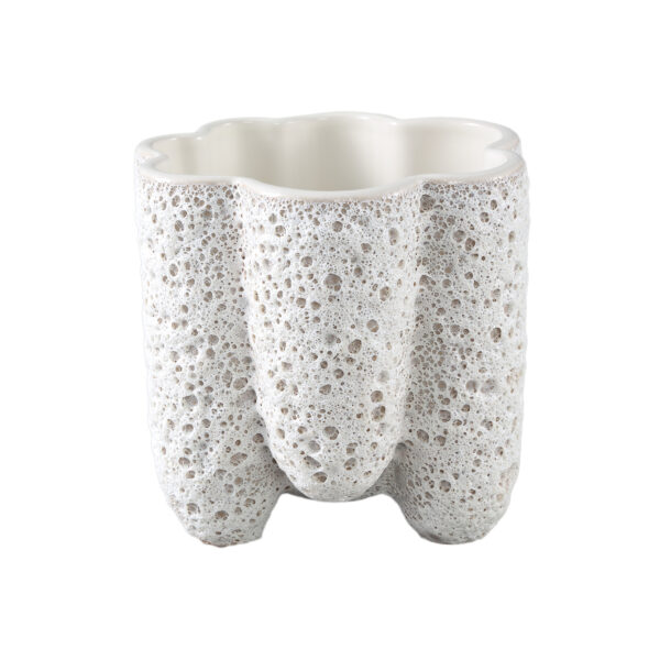 Lillepott Batika White L 16,5x16,5x h16cm