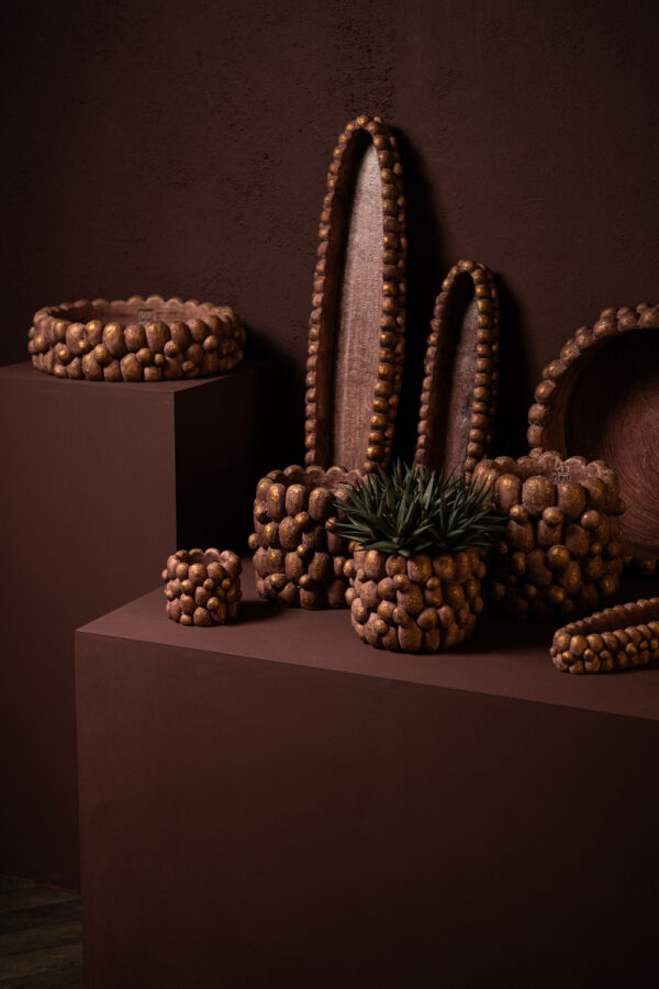 Lillepott Stenley Bronze M 19x19x h15cm