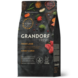 Grandorf kuivtoit suurele kassile Fresh Adult lambalihaga 2kg