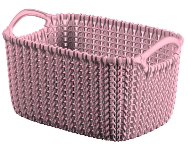 Korv Kudum roosa 3L 25x17x h14cm