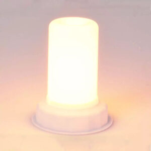 Lamp leegiga soe valge Ø7,5x h9,5cm