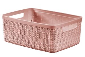 Korv Jute S roosa 5L