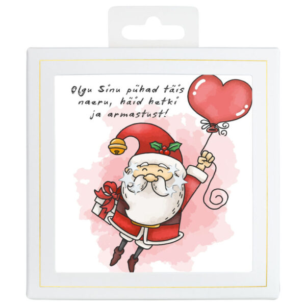 Sõnumikaart Kõrvarõngad "Olgu Sinu pühad täis naeru..."