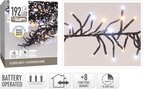 Valguskett soe ja külm valgus 1,4m 192LED IP44