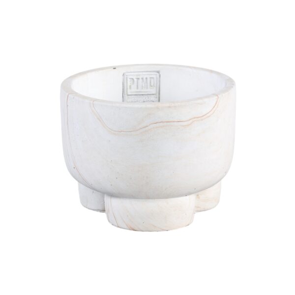 Lillepott Marmy M Ø14x h11cm kreem