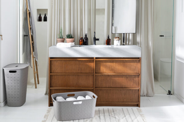 Pesukorv Softex beežikashall 45L