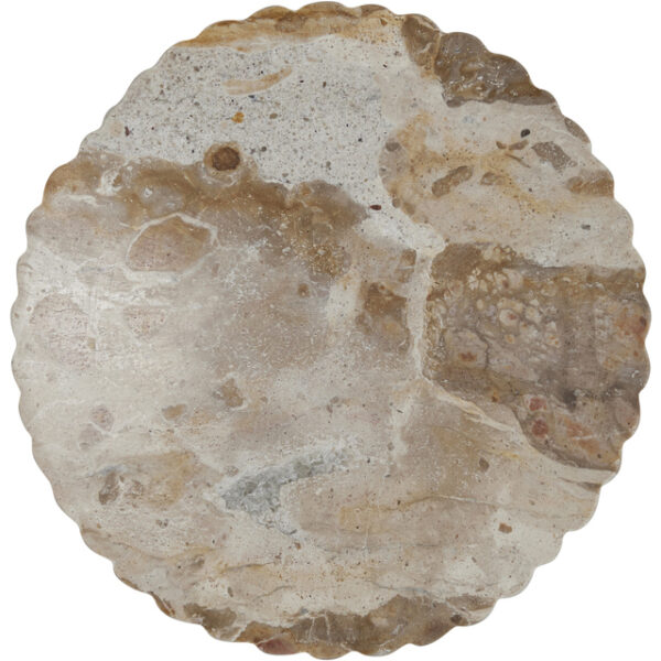 Seebialus Eliana pruun marmor Ø12x h2,5cm