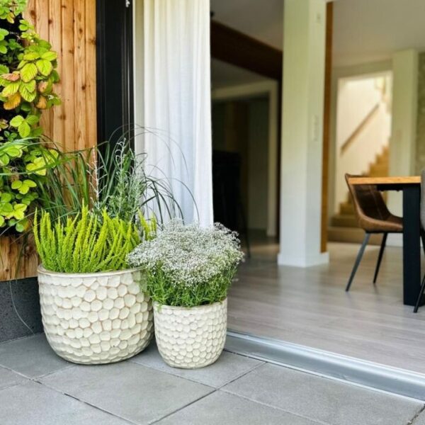 Õuepott Atlantis Ø38x h31cm kreem