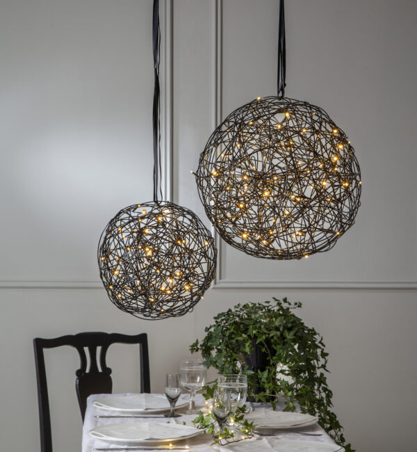 Valguspall Trassel soe valge Ø30cm 50LED IP44