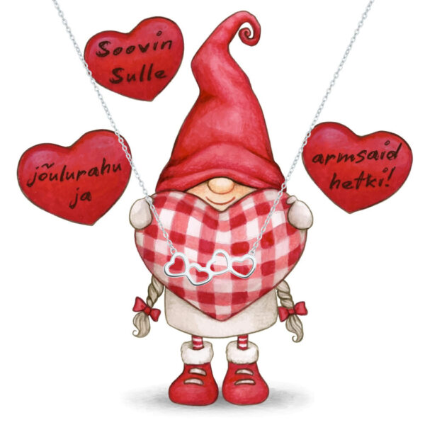 Sõnumikaart Kaelakeega "Soovin sulle armsaid hetki..."