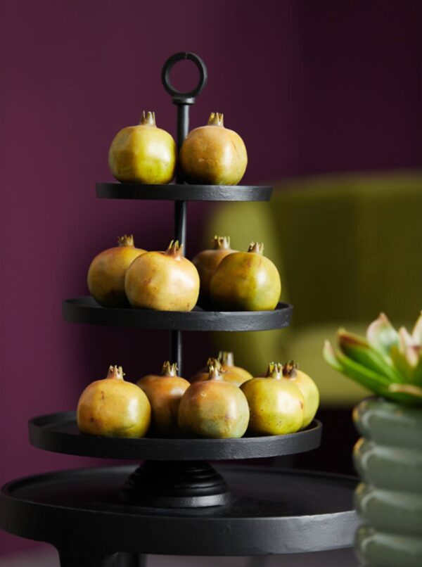 Kandik Lutek 3 korruseline must Ø32x h48cm