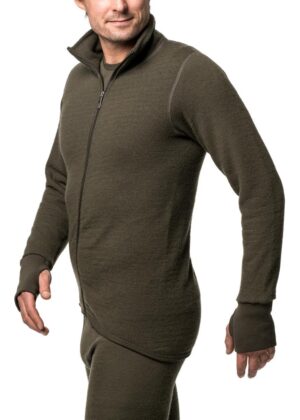 Meriinokampsun Woolpower 400 männiroheline M