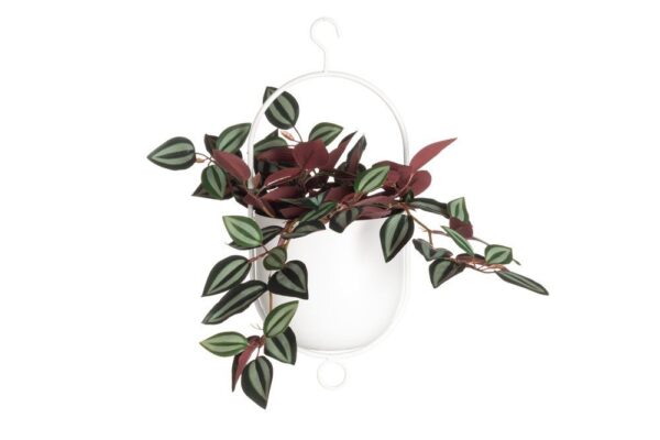 Lillepott rippuv 15,5x14,5x h35,5cm valge