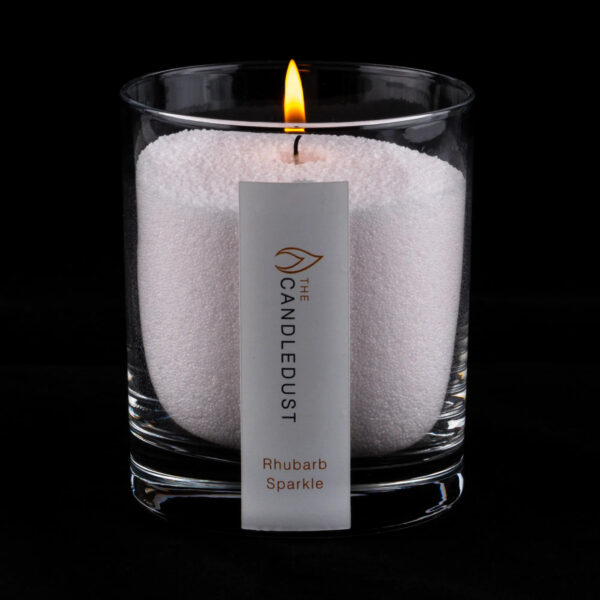 Puuderküünal klaasis Rhubarb Sparkle 160g