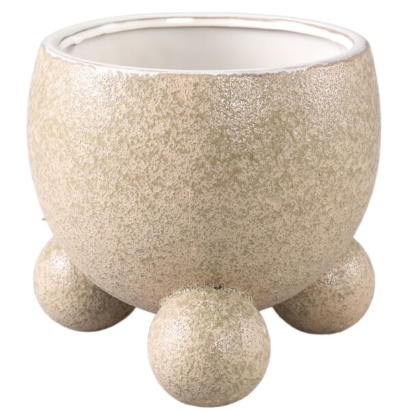 Lillepott Malinda XL Ø20x h18cm kreem