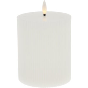 LED küünal valge Ø10x h12cm