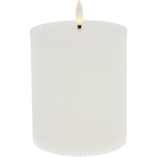 LED küünal valge Ø10x h12cm