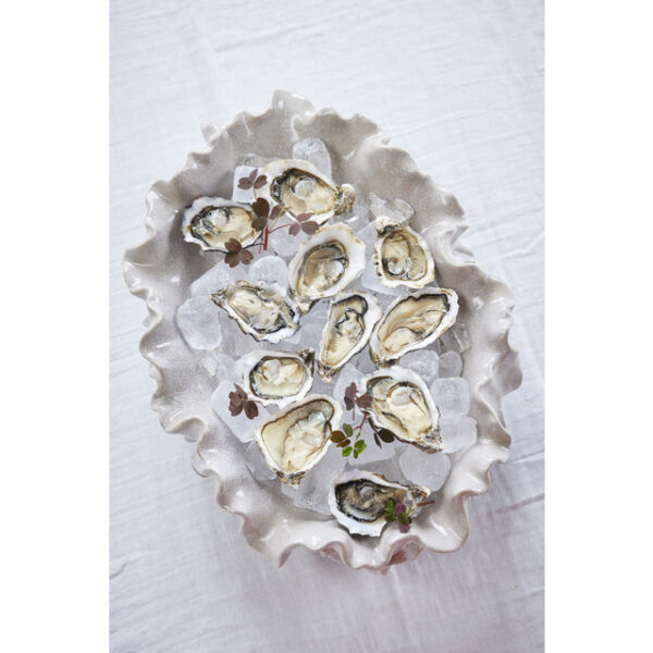 Kauss Viola valge 46x35x h12,5cm